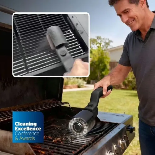 GrillWizz Grillreiniger — draadloze roterende grillborstel